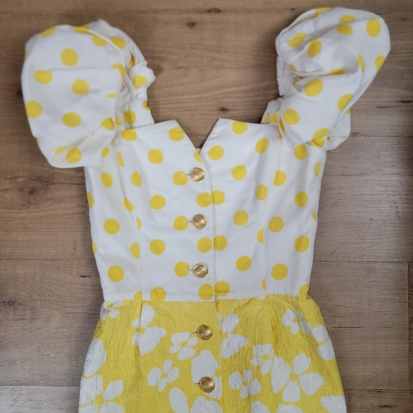 ESCADA Sweet Romance Puff Sleeve Mini Dress - Picture 3 of 13